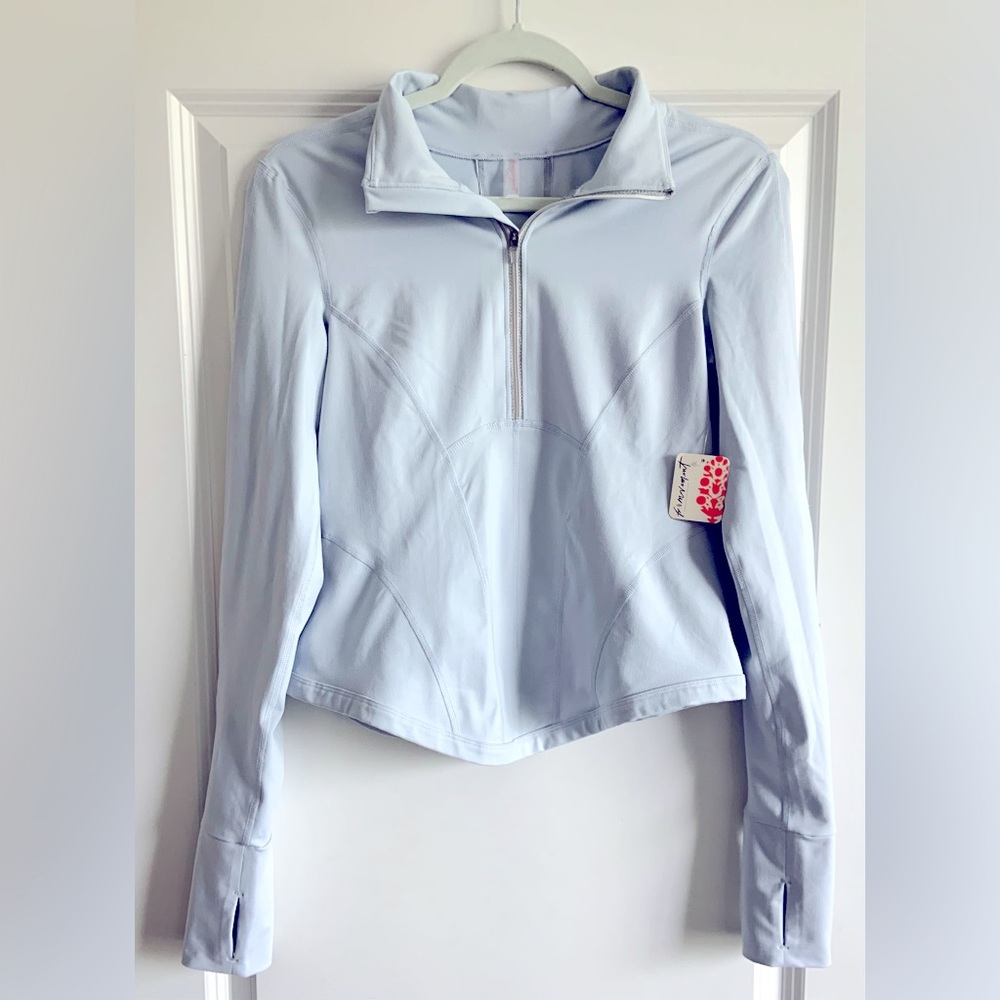 Free People Movement ~ You're A Peach Outdoor Layer ~ Ice Grey ~ Small ~ * NWT * - Picture 2 of 13